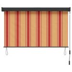 vidaXL Roleta Viacfarebný 60 x 250 cm Textil a hliník – Obrázok 2