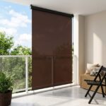 vidaXL Roleta Hnedá 80 x 250 cm Textil a hliník