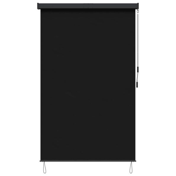 vidaXL Roleta Čierna 100 x 250 cm Textil a hliník – Obrázok 4