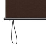 vidaXL Roleta Hnedá 100 x 250 cm Textil a hliník – Obrázok 6