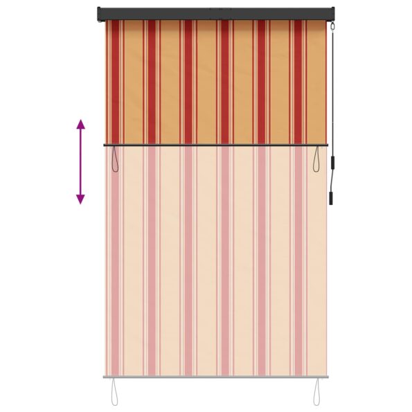 vidaXL Roleta Viacfarebný 100 x 250 cm Textil a hliník – Obrázok 8