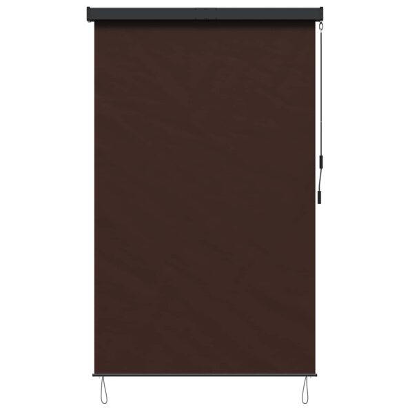 vidaXL Roleta Hnedá 120 x 250 cm Textil a hliník – Obrázok 4