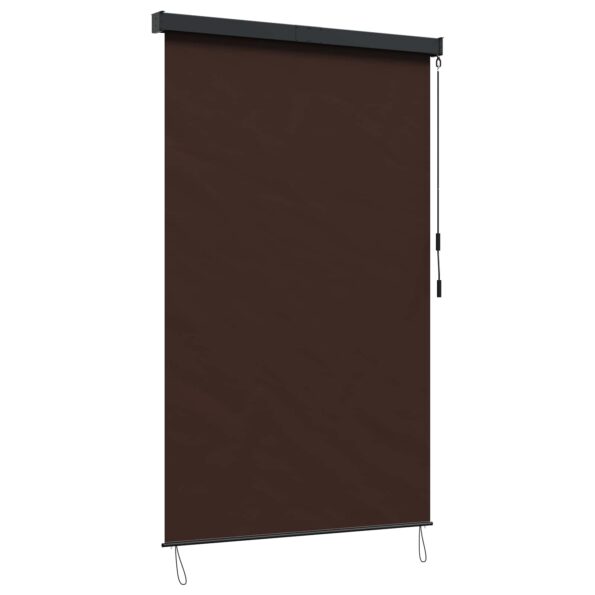 vidaXL Roleta Hnedá 140 x 250 cm Textil a hliník – Obrázok 2