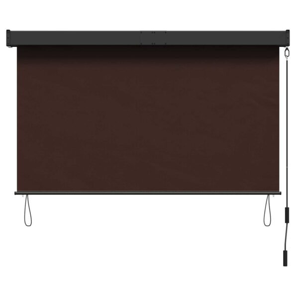 vidaXL Roleta Hnedá 140 x 250 cm Textil a hliník – Obrázok 3