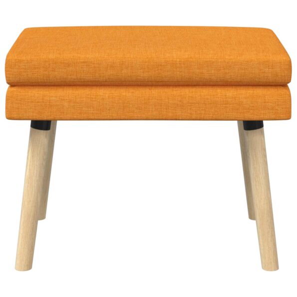 vidaXL Dvojvrstvová lavica Tmavá žltá 60 x 40 x 46 cm Látka – Obrázok 4