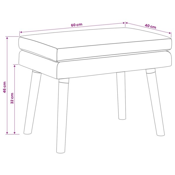 vidaXL Dvojvrstvová lavica Tmavá žltá 60 x 40 x 46 cm Látka – Obrázok 8