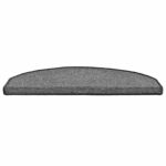 vidaXL Samolepiace schodové rohože 15 pcs Tmavosivá 80 x 24,5 x 3,5 cm – Obrázok 4