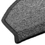 vidaXL Samolepiace schodové rohože 15 pcs Tmavosivá 80 x 24,5 x 3,5 cm – Obrázok 7