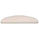 vidaXL Samolepiace schodové rohože 15 pcs Sivohnedá 80 x 24,5 x 3,5 cm – Obrázok 4