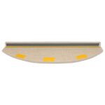 vidaXL Samolepiace schodové rohože 15 pcs Sivohnedá 80 x 24,5 x 3,5 cm – Obrázok 5