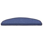 vidaXL Samolepiace schodové rohože 15 pcs Modrá 80 x 24,5 x 3,5 cm – Obrázok 4