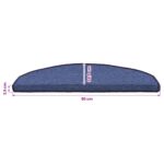 vidaXL Samolepiace schodové rohože 15 pcs Modrá 80 x 24,5 x 3,5 cm – Obrázok 9