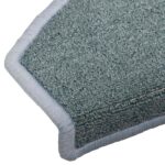 vidaXL Samolepiace schodové rohože Polkruh 15 pcs Morsky modrá – Obrázok 7