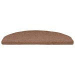 vidaXL Samolepiace schodové rohože 15 pcs Hnedá 80 x 24,5 x 3,5 cm – Obrázok 4