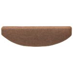 vidaXL Samolepiace schodové rohože 15 pcs Hnedá 80 x 24,5 x 3,5 cm – Obrázok 6