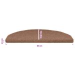 vidaXL Samolepiace schodové rohože 15 pcs Hnedá 80 x 24,5 x 3,5 cm – Obrázok 9