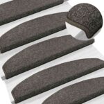 vidaXL Samolepiace schodové rohože 15 pcs Tmavosivá 80 x 24,5 x 3,5 cm – Obrázok 2