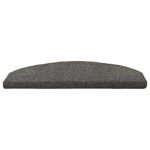 vidaXL Samolepiace schodové rohože 15 pcs Tmavosivá 80 x 24,5 x 3,5 cm – Obrázok 4