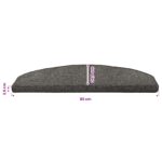 vidaXL Samolepiace schodové rohože 15 pcs Tmavosivá 80 x 24,5 x 3,5 cm – Obrázok 9