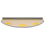 vidaXL Samolepiace schodové rohože 15 pcs Sivá 80 x 24,5 x 3,5 cm – Obrázok 5