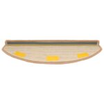 vidaXL Samolepiace schodové rohože 15 pcs Béžová 80 x 24,5 x 3,5 cm – Obrázok 5