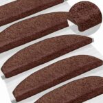 vidaXL Samolepiace schodové rohože 15 pcs Hnedá 80 x 24,5 x 3,5 cm – Obrázok 2