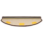 vidaXL Samolepiace schodové rohože 15 pcs Hnedá 80 x 24,5 x 3,5 cm – Obrázok 5