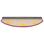 vidaXL Samolepiace schodové rohože 15 pcs Fialová 80 x 24,5 x 3,5 cm – Obrázok 5