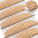 vidaXL Samolepiace schodové rohože 15 pcs Zlatá 80 x 24,5 x 3,5 cm – Obrázok 2