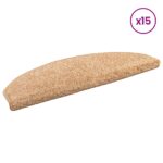 vidaXL Samolepiace schodové rohože 15 pcs Zlatá 80 x 24,5 x 3,5 cm – Obrázok 3