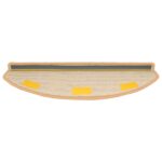vidaXL Samolepiace schodové rohože 15 pcs Zlatá 80 x 24,5 x 3,5 cm – Obrázok 5