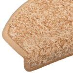 vidaXL Samolepiace schodové rohože 15 pcs Zlatá 80 x 24,5 x 3,5 cm – Obrázok 7