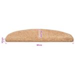 vidaXL Samolepiace schodové rohože 15 pcs Zlatá 80 x 24,5 x 3,5 cm – Obrázok 9
