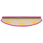 vidaXL Samolepiace schodové rohože 15 pcs Ružová 80 x 24,5 x 3,5 cm – Obrázok 5
