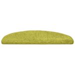 vidaXL Samolepiace schodové rohože 15 pcs Zelená 80 x 24,5 x 3,5 cm – Obrázok 4