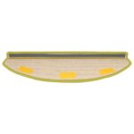 vidaXL Samolepiace schodové rohože 15 pcs Zelená 80 x 24,5 x 3,5 cm – Obrázok 5