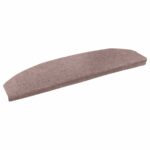 vidaXL Samolepiace schodové rohože 15 pcs Béžová 80 x 24,5 x 3,5 cm