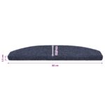 vidaXL Samolepiace schodové rohože 15 pcs Modrá 80 x 24,5 x 3,5 cm – Obrázok 9