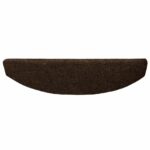 vidaXL Samolepiace schodové rohože 15 pcs Hnedá 80 x 24,5 x 3,5 cm – Obrázok 6