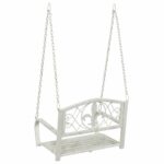 vidaXL Hojdací stôl Oceľ 71,5 x 59 x 55 cm Antická biela – Obrázok 5