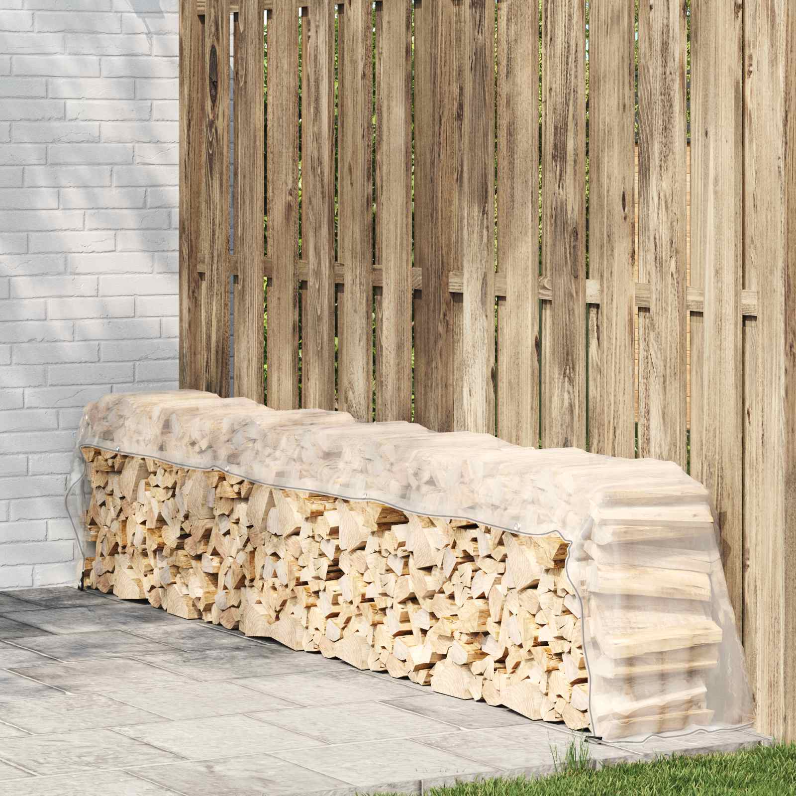 42038934_1.jpg vidaXL Plachta Priehľadná 6 x 1,5 m PE – Obrázok 1