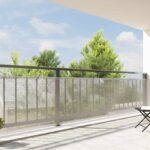 vidaXL Plachta Priehľadná 10 x 1,5 m PE