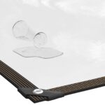 vidaXL Plachta Priehľadná 6 x 1,5 m PE – Obrázok 8