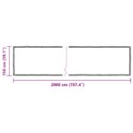 vidaXL Plachta Priehľadná 20 x 1,5 m PE – Obrázok 10