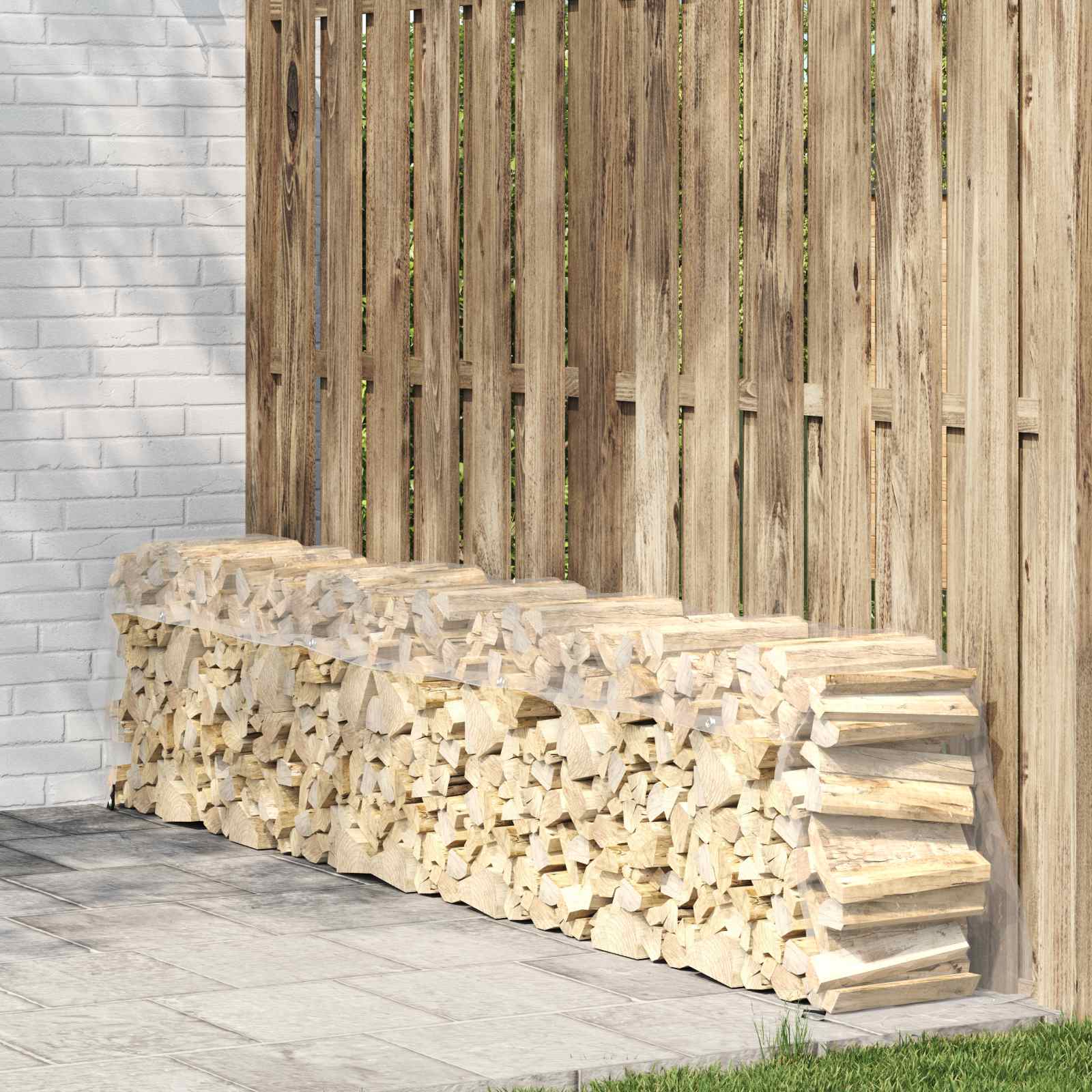 42038952_1.jpg vidaXL Plachta 350 gsm Priehľadná 6 x 1,5 m PVC – Obrázok 1
