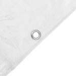 vidaXL Plachta 350 gsm Priehľadná 7 x 4 m PVC – Obrázok 4