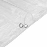 vidaXL Plachta 350 gsm Priehľadná 7 x 4 m PVC – Obrázok 5