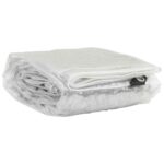 vidaXL Plachta 350 gsm Priehľadná 7 x 4 m PVC – Obrázok 7