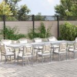 vidaXL Plachta 350 gsm Priehľadná 7 x 5 m PVC