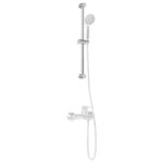 vidaXL Držiak na sprchovú hlavu Chróm 71 cm Nehrdzavejúca oceľ – Obrázok 3